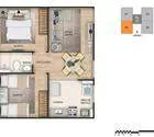 Imagem Apartamento com 2 Quartos à Venda, 42 m² em Cabral - Contagem