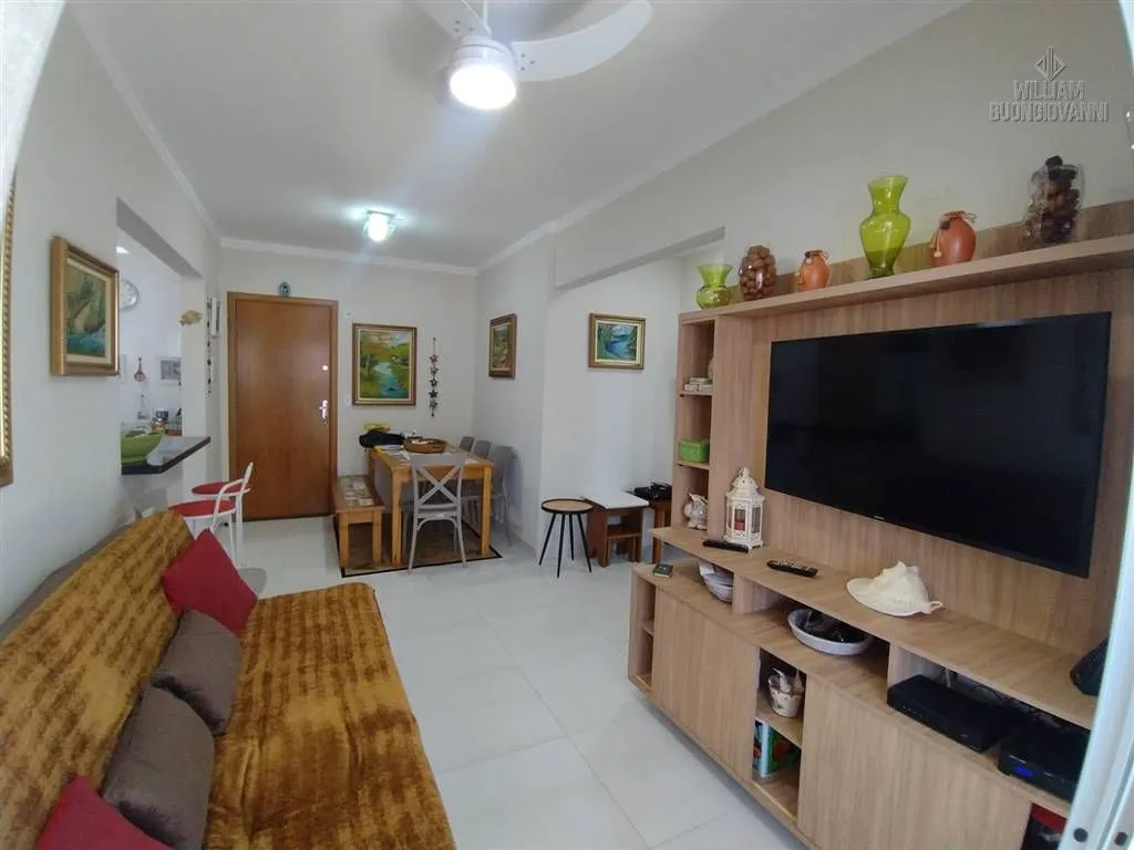 Imagem Apartamento na Vila Tupi, 1 Quarto com Sacada Gourmet, 53m² de área útil.