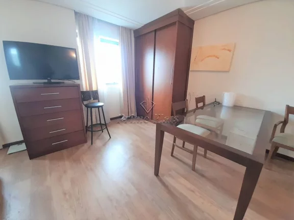 Imagem Flat disponível para venda no Meliá Jardim Europa no Itaim Bibi, com 29m², 1 dormitório e 1 vaga
