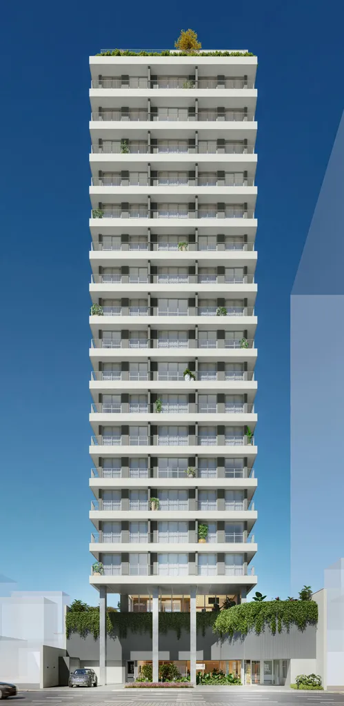 Imagem Cobertura à venda no Centro de Curitiba-PR: 1 quarto, 2 banheiros e 52,21m² de área.