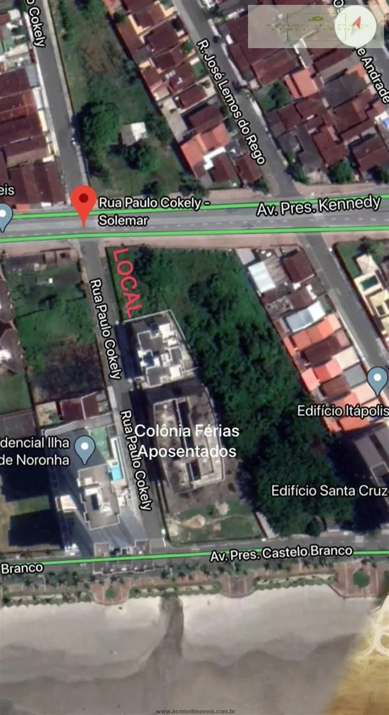 Imagem Terrenos na Praia para venda em Praia Grande no bairro Solemar
