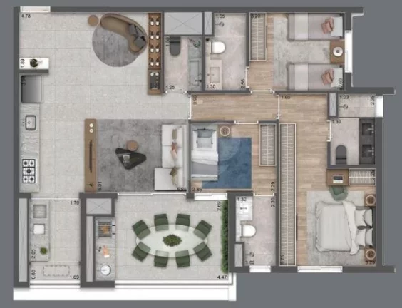 Imagem RAÍZES VILA MASCOTE - MITRE - Studio de 36m², ótima localização, 8 min do Aeroporto de Congonhas!!