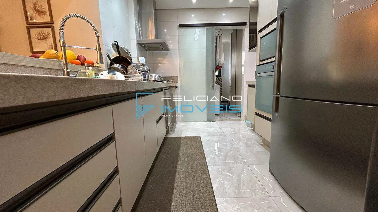 Imagem Apartamento com 2 quartos, Guilhermina, Praia Grande - R$ 699 mil, Cod: 7366