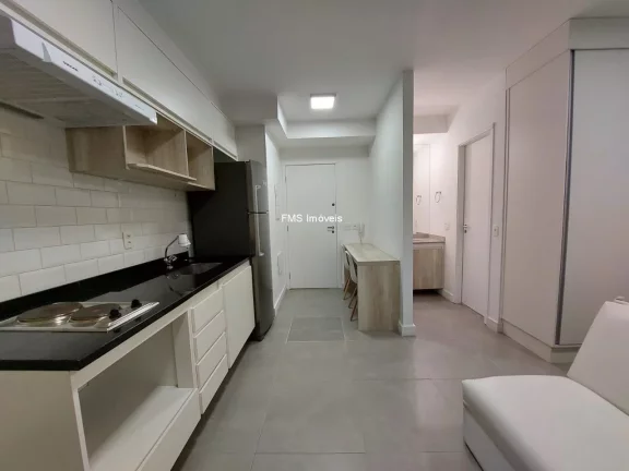 Imagem Apartamento moderno na Consolação: 1 quarto, 1 suíte, 1 sala, 1 vaga - São Paulo-SP
