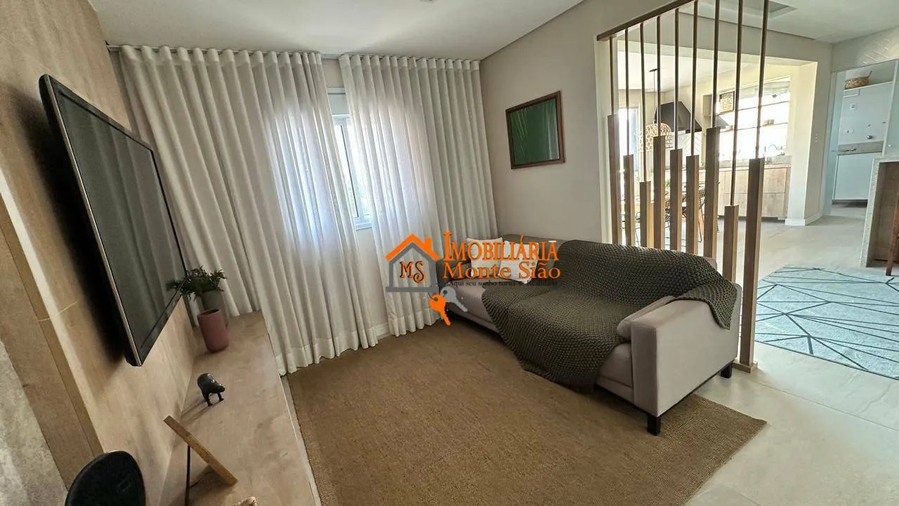 Imagem Apartamento Alto Padrão Village Residence | Mobiliado | Andar Alto | Varanda Gourmet | 3 Vagas | Guarulhos
