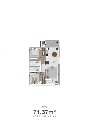 Imagem Apartamento com 2 suítes - Centro de Camboriú