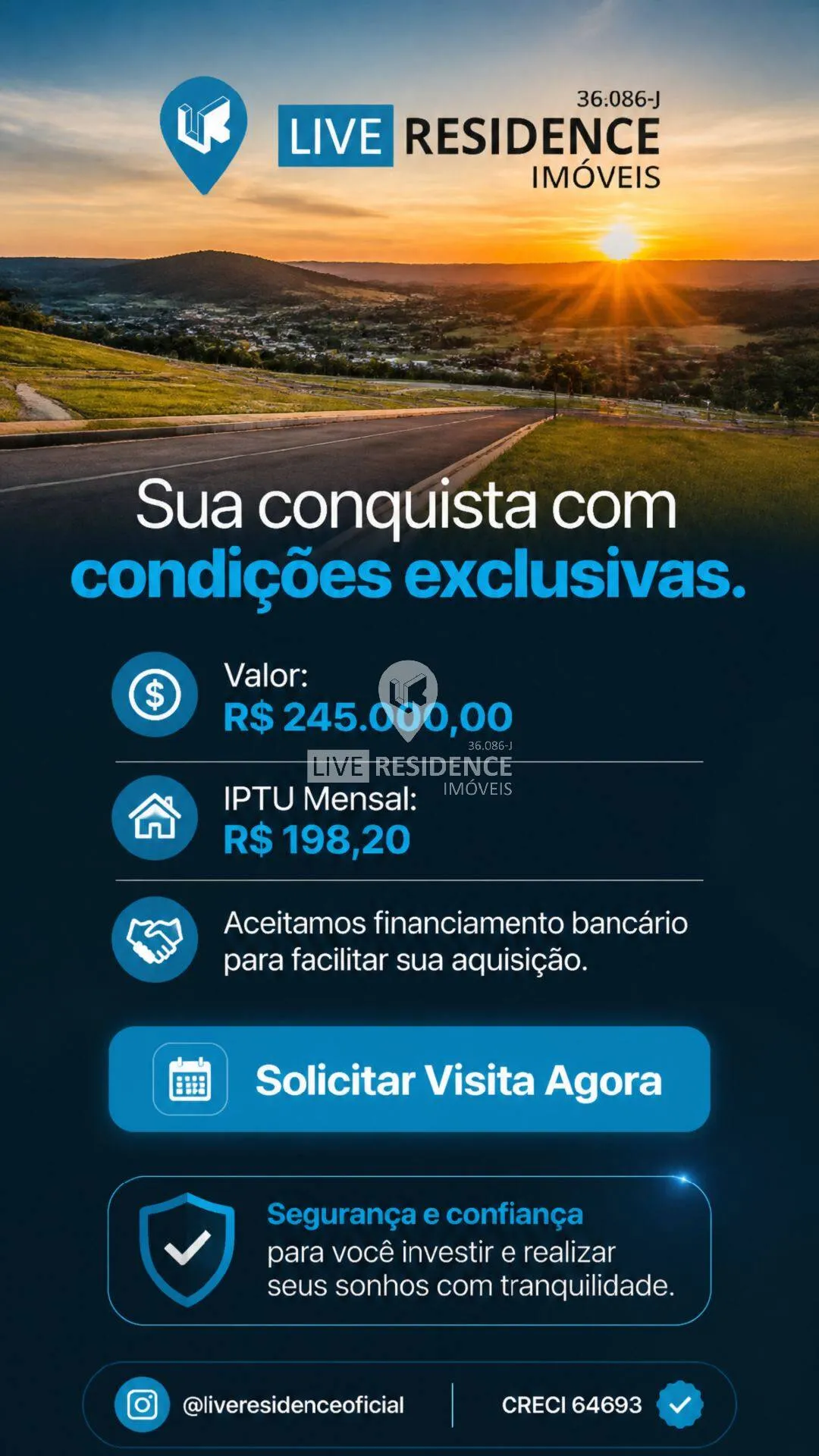 Imagem Portal do Giardino (Patéo do Colégio) 430m² de terreno em Itatiba SP