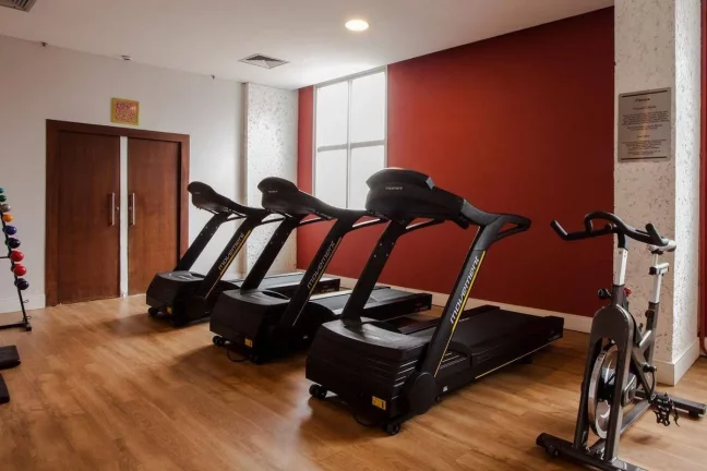 Imagem Flat disponível para venda no Comfort Suites Alphaville, com 50m², 1 dormitório e 1 vaga de garagem