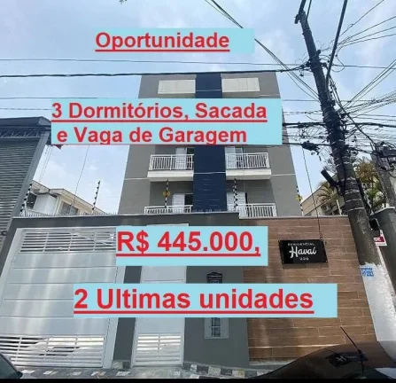Apartamento Novo com 3 Dormitórios na Vila Formosa