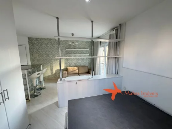 Imagem Apartamento à venda ou aluguel em Pinheiros, São Paulo-SP: 1 quarto, 1 sala, 1 banheiro, 1 vaga de garagem, 30m².