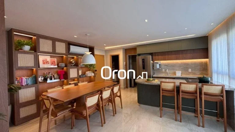 Imagem Apartamento mobiliado com 2 dormitórios à venda, 89 m² por R$ 1.300.000 - Setor Oeste - Goiânia/GO