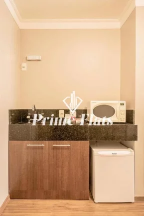 Imagem Flat disponível para venda no Matiz Manhattan Hotel no Jardins, com 43m², 1 dormitório e 1 vaga