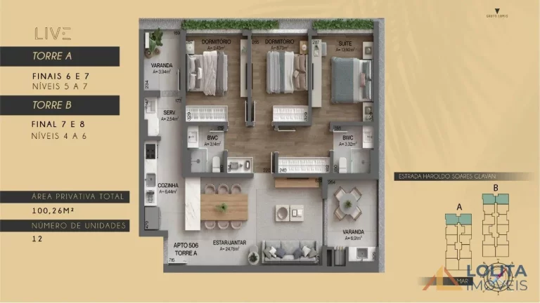 Imagem Lançamento de Apartamentos na Planta em Florianópolis/SC