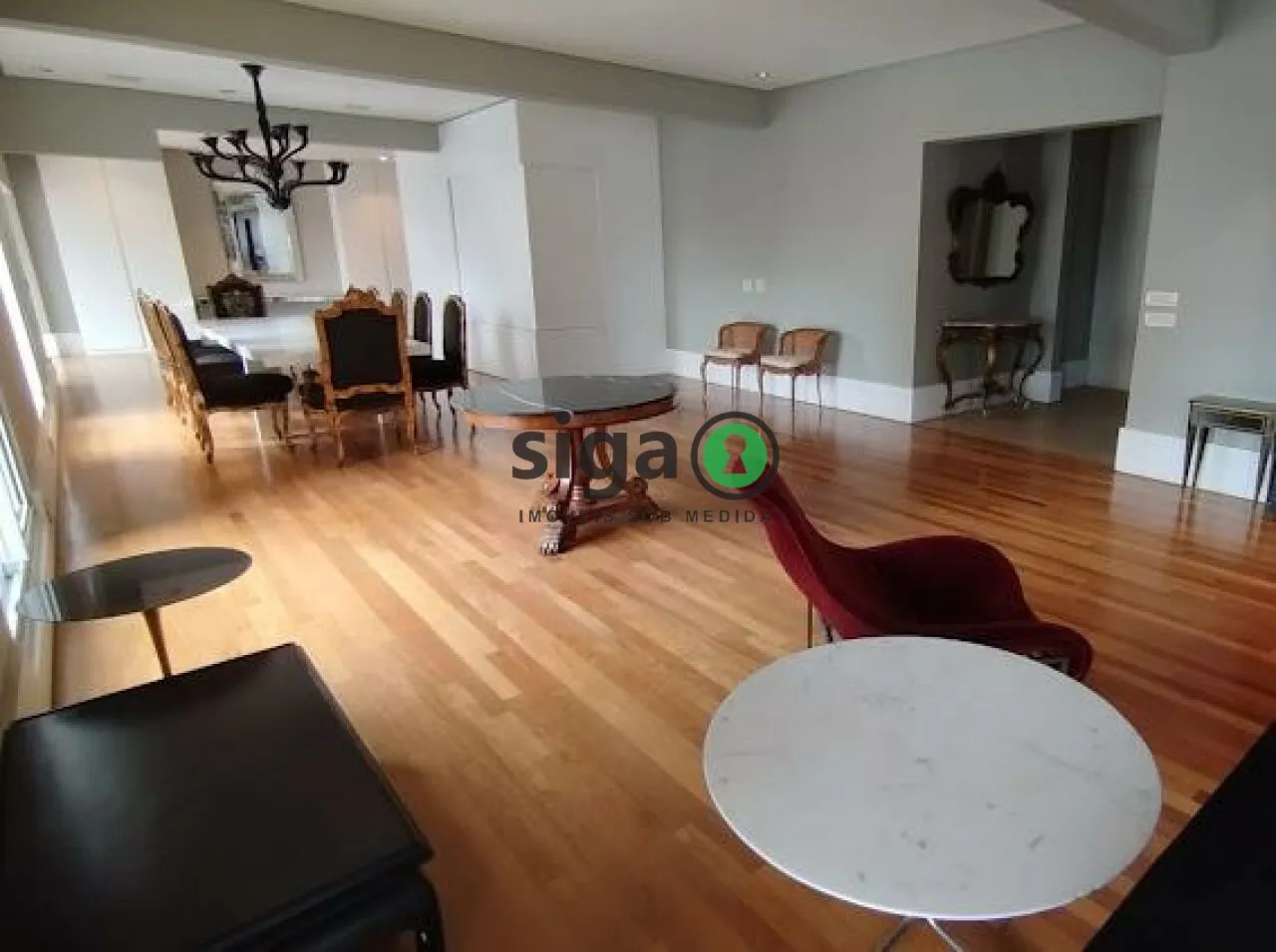 Imagem Apto para locação com 512m², 4 suites, Semi mobiliado na Vila Nova Conceição, 8 vagas