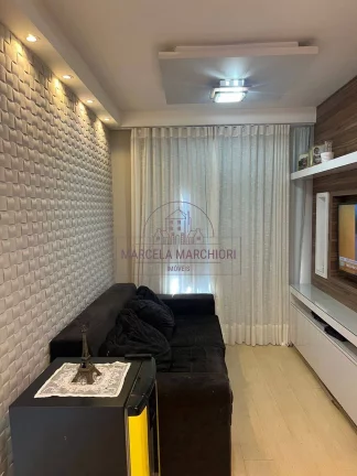 Imagem Apartamento de 3/4 com suíte e Closet, varanda com cortina de vidro