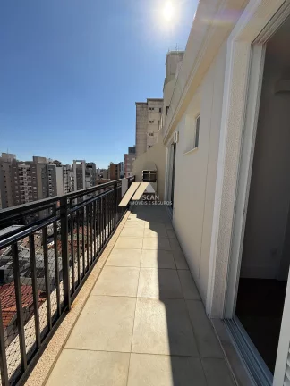 Imagem Apartamento no Cambuí: 1 quarto, 1 suíte, 2 banheiros, 2 vagas, 60m² - Venda e Locação em Campinas-SP.