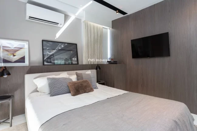 Imagem Imperdível apartamento para locação na Vila Nova Conceição com 1 suíte, 2 banheiros e 2 vagas de garagem. Confira!