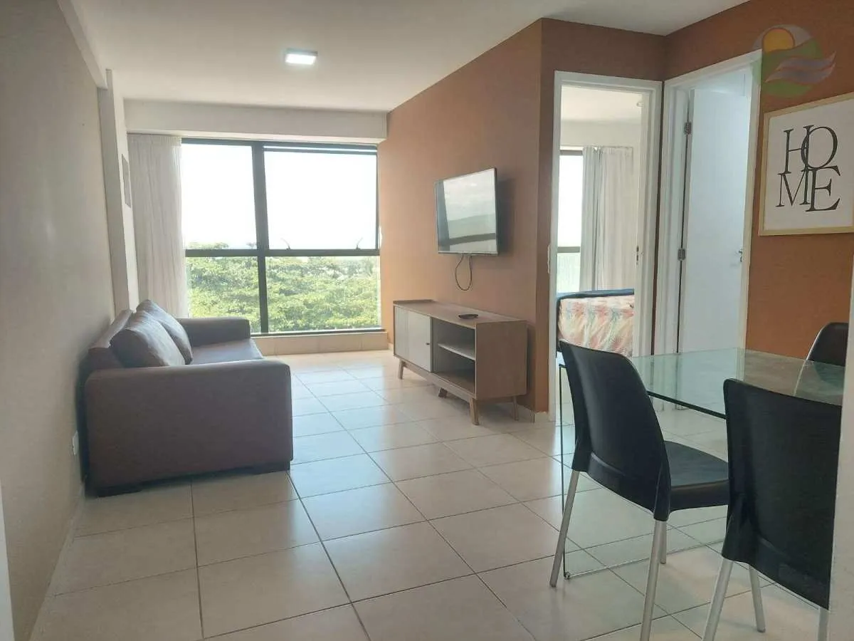 Imagem Apartamento 1 quarto, Mobiliado, Locação, beira mar, Barra Jangada, Jaboatão dos Guararapes.