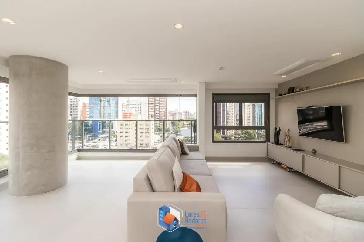 Imagem Apartamento para venda em Campo Belo com 3 quartos, sendo 3 suítes, 211m²