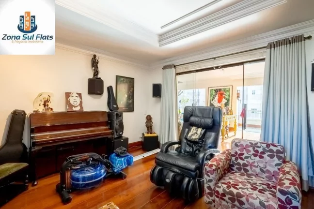 Imagem Apartamento Alto Padrão à Venda Em Moema Com 3 Suítes e 5 Vagas