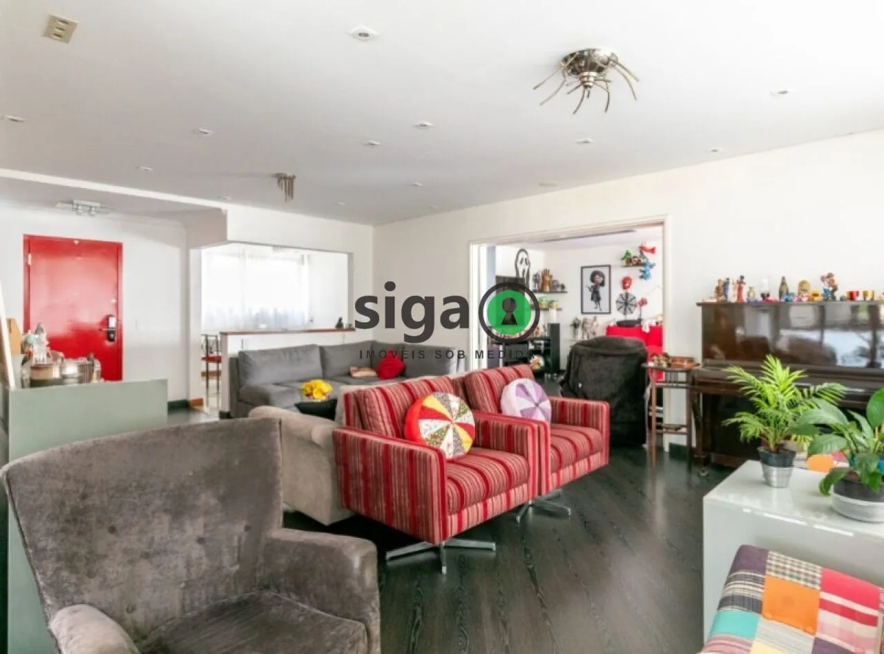 Imagem Apartamento clássico em Higienópolis | 230m² ? 4 dormitórios ? 2 vagas ? 1 por andar