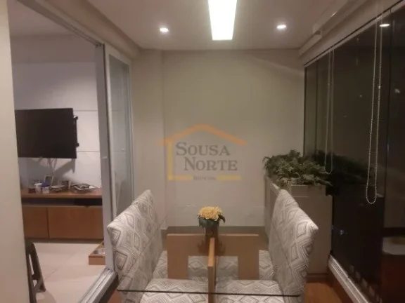 Imagem Apartamento em Santana com 42 m², 1 dormitório, 1 banheiro, varanda, Imóvel mobiliado com móveis...