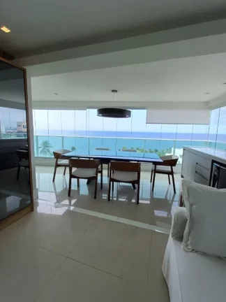Imagem 3 Suítes, 141m2 privativos, no cheio de charme Morro Ipiranga - Barra, vista mar frontal e definitiva p/ o Cristo e Farol, mobiliado porteira fechada