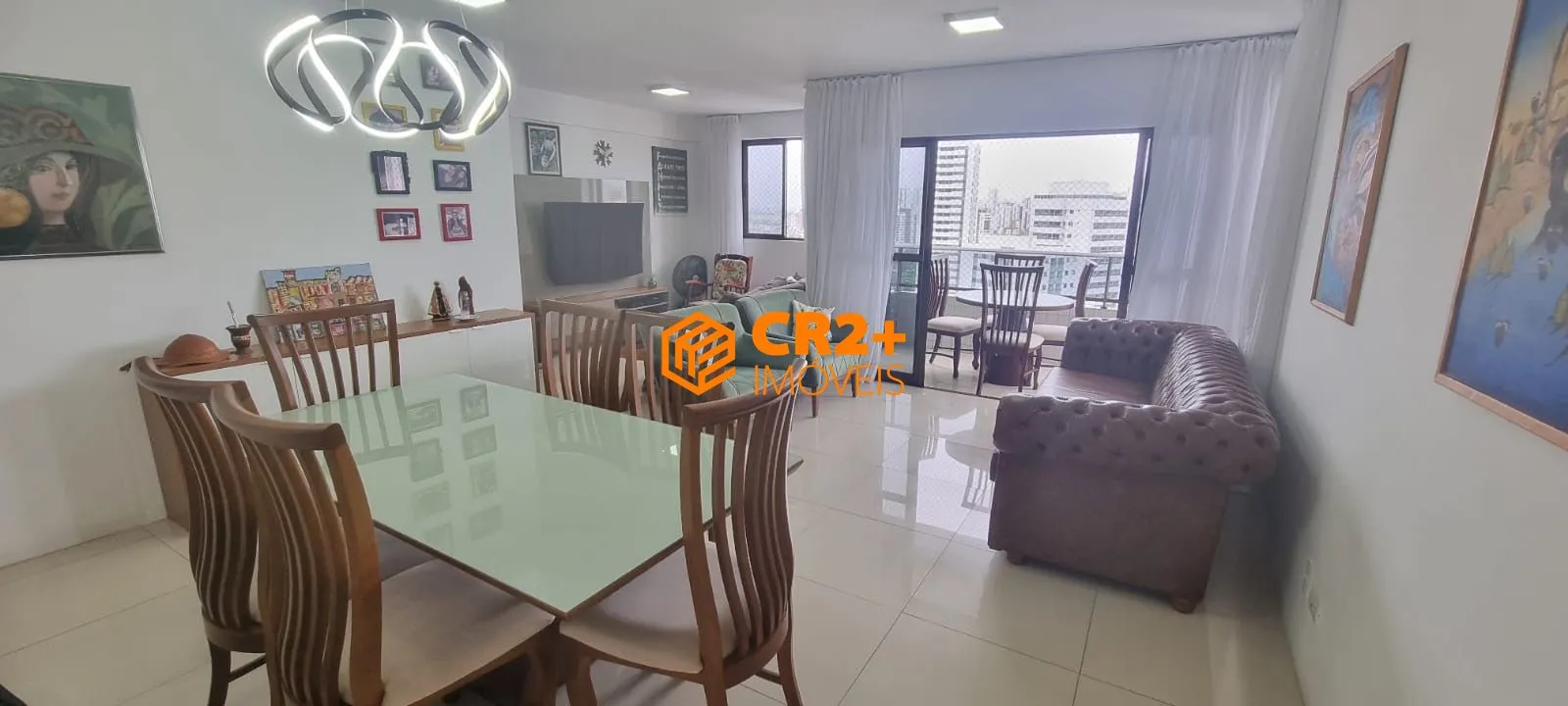 Imagem Vendo apartamento MOBILIADO lindo com 3 quartos em Setúbal/ Boa Viagem