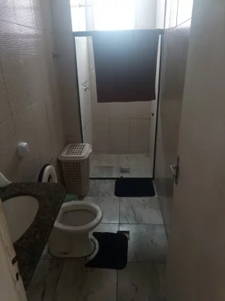 Imagem Apartamento de frente composto de 2 quartos banheiro social uma vaga de garagem na Praia do Morro