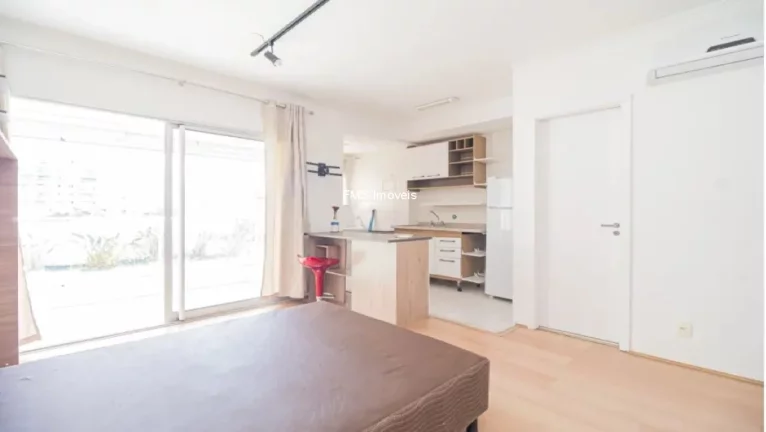 Imagem Studio para locação no Brooklin com 1 suíte, 1 banheiro, 1 vaga, 33m².