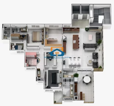 Imagem Apartamento com 04 quartos no bairro Serenata - Timóteo