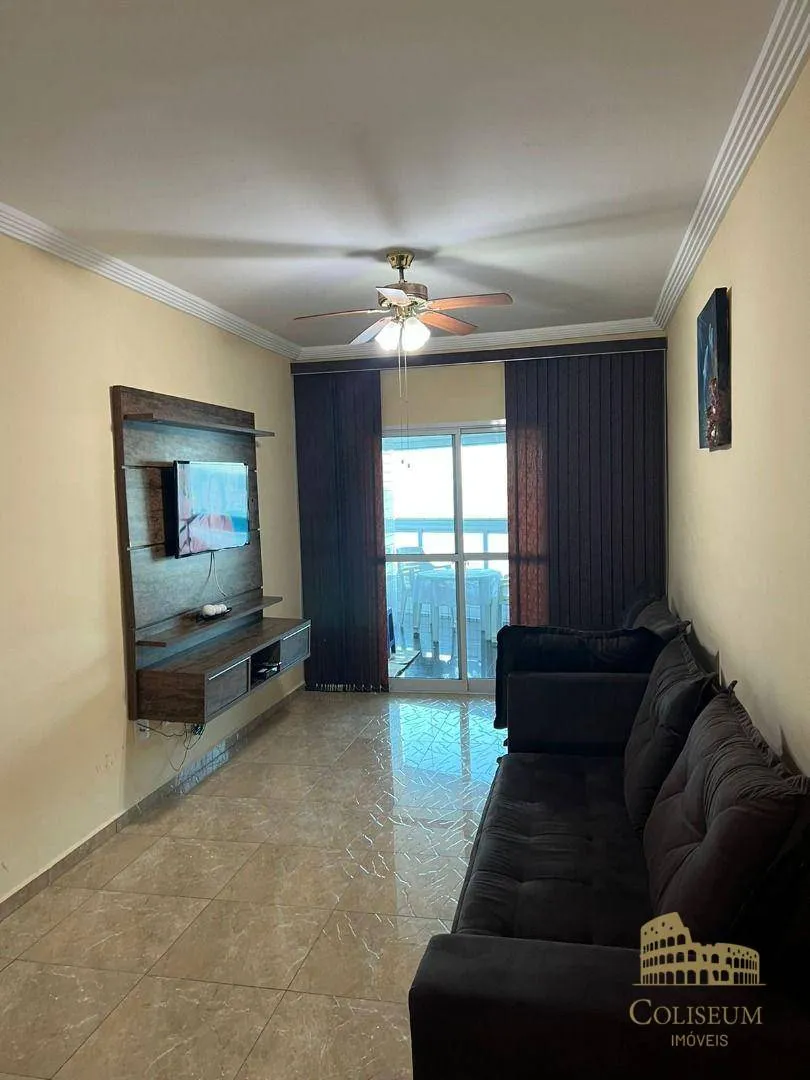Imagem Apartamento com 3 dormitórios à venda, 105 m² por R$ 665.000,00 - Solemar - Praia Grande/SP