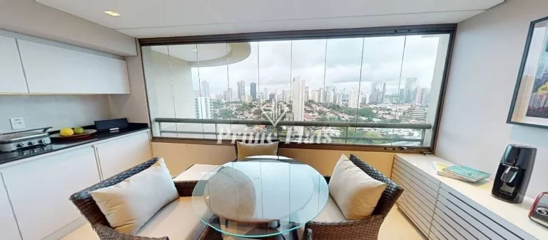 Imagem Flat disponível para locação no Gran Estanconfor Veranda Berrini, com 60m², 2 dormitórios e 1 vaga