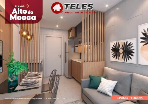 Imagem Apartamentos de 1 e 2 dorms. no alto da Mooca.
