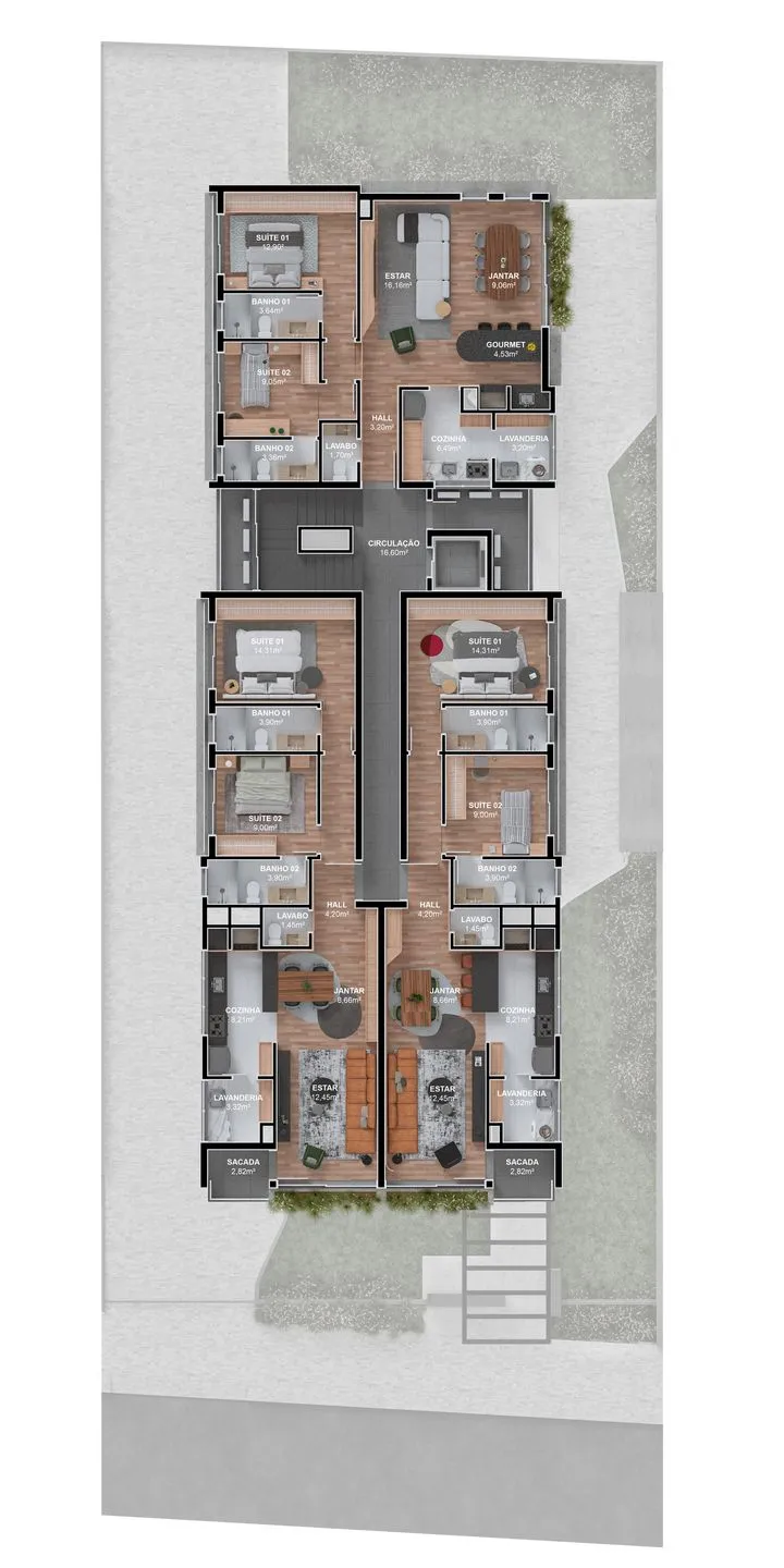 Imagem Apartamento à venda em Gramado, Carniel, com 2 quartos, 90.53m2