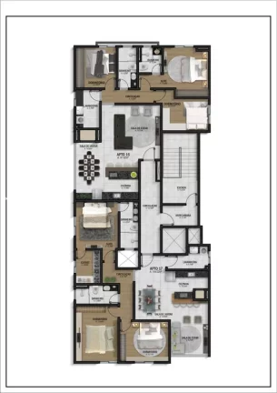 Imagem Apartamento para Venda em Concórdia, Centro, 2 dormitórios, 1 banheiro, 1 vaga