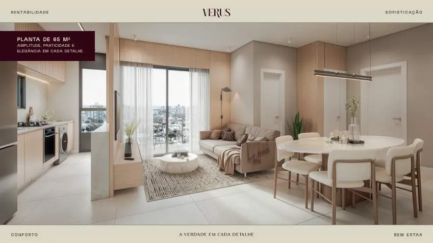Imagem Apartamento para Venda em São José dos Pinhais, Centro, 2 dormitórios, 1 suíte, 2 banheiros, 1 vaga
