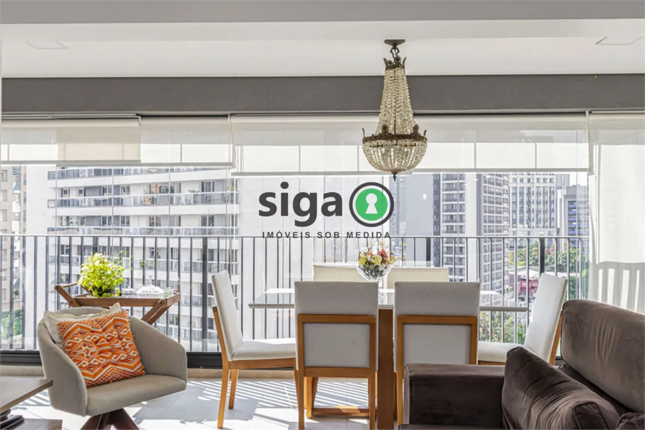 Imagem Apartamento na Vila Olímpia de 2 Quartos com 2 Vagas - 83m² à Venda.