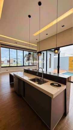 Imagem Casa de condomínio à venda, no Residencial Olivito, em Franca, Residencial Olivito, com 3 quartos, 200m2