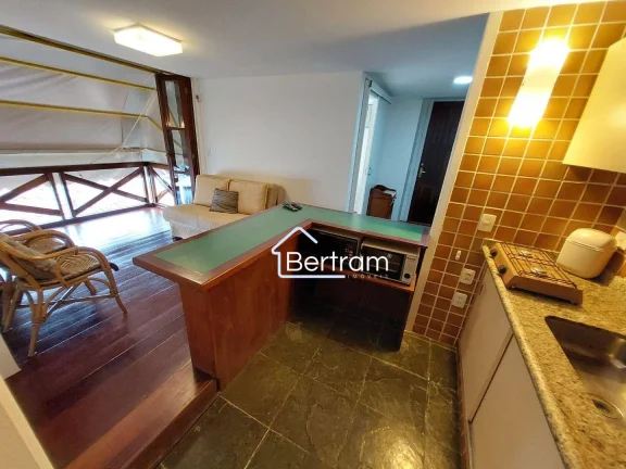 Imagem Apartamento com 1 dormitório para alugar, 32 m² por R$ 3.742,04/mês - Condomínio Porto Bracuhy - Angra dos Reis/RJ
