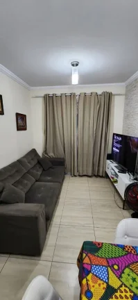 Imagem Apartamento à venda no Parque Taboão: 3 quartos, 1 suíte, 2 banheiros, 2 vagas, 70m² - Taboão da Serra-SP.