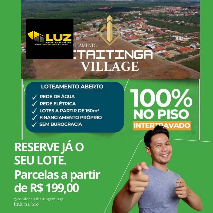 Imagem ITAITINGA VILLAGE - LOTES PRÓXIMO A MESSEJANA