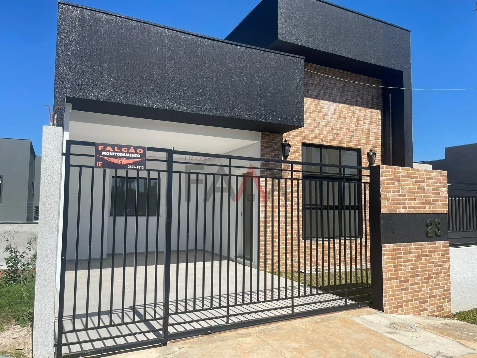 Foto do imóvel Casa nova com 2 dormitórios à venda, BOQUEIRÃO, GUARAPUAVA - PR
