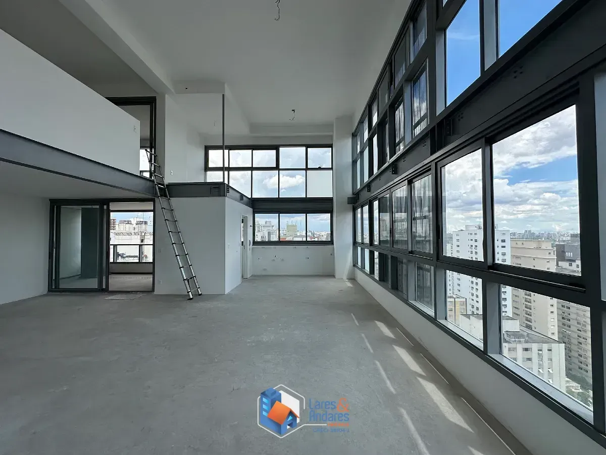Foto do imóvel Duplex para venda em Cerqueira César com 2 quartos, sendo 2 suítes, 148m² em Rua da Consolação
