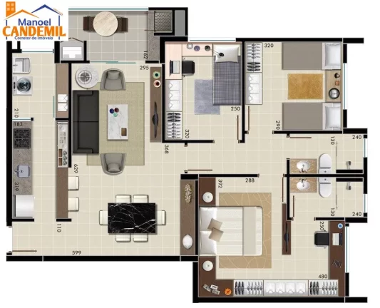 Imagem Apartamento à venda em Joinville bairro Saguaçu,