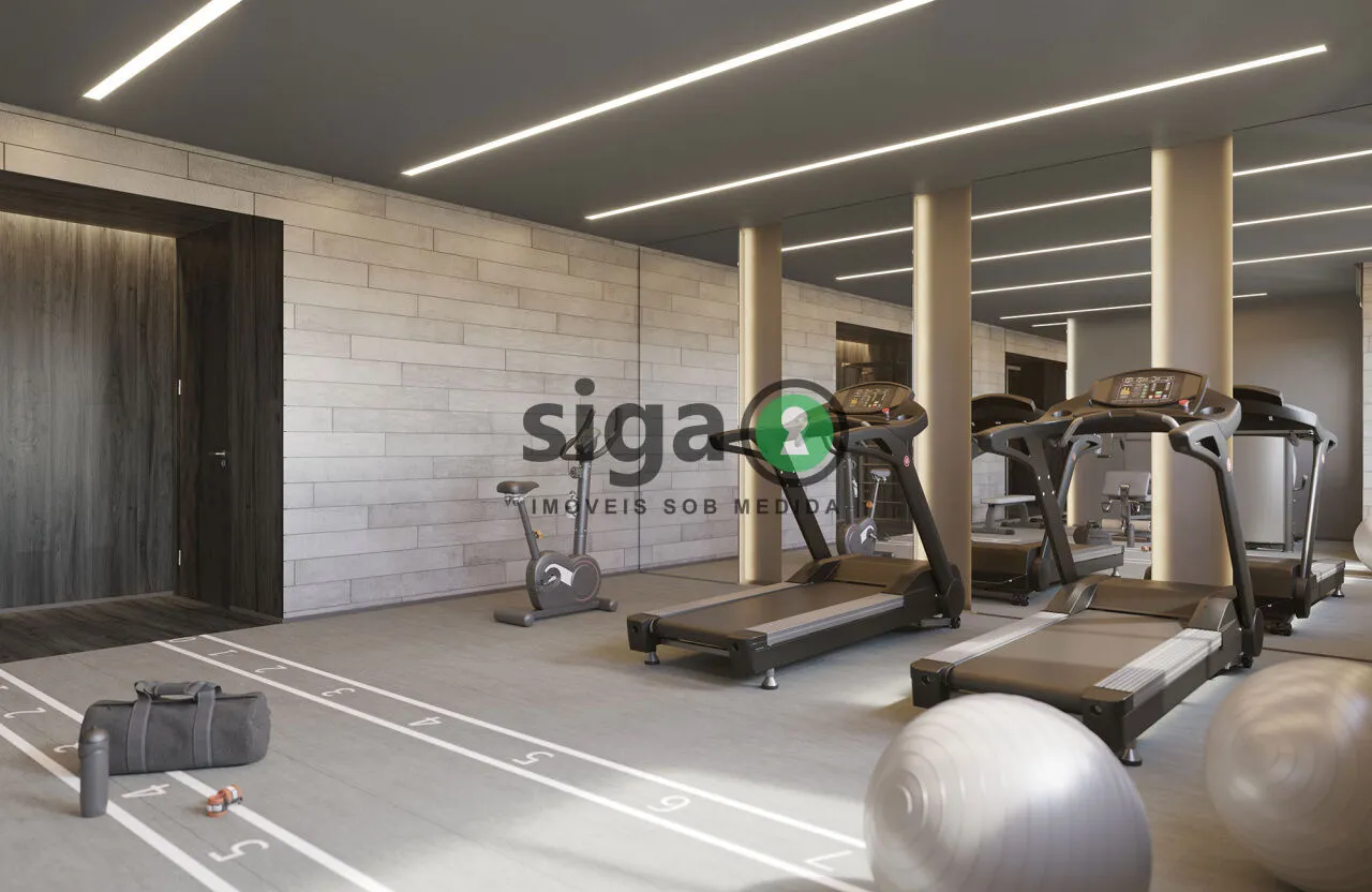 Imagem O apartamento possui 37,46 m² com 2 dormitórios - próximo a duas estações de metrô