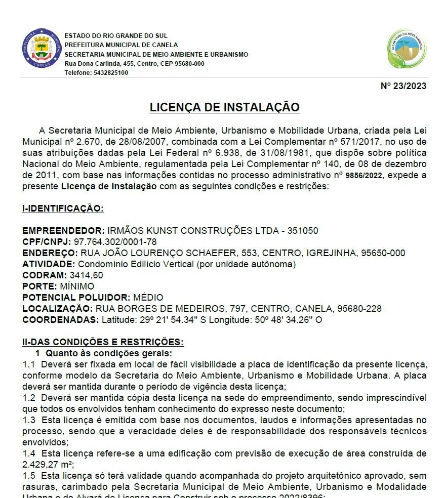 Imagem Apartamento à venda em Canela, Centro , com 1 quarto, 61.39m2