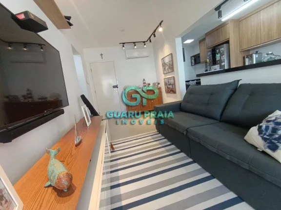 Imagem Apartamento 2 dormitorios sacada gourmet vista mar