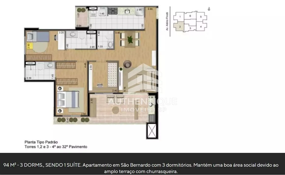 Imagem HELBOR TRILOGY HOME - Apartamento à venda no bairro Centro - São Bernardo do Campo/SP