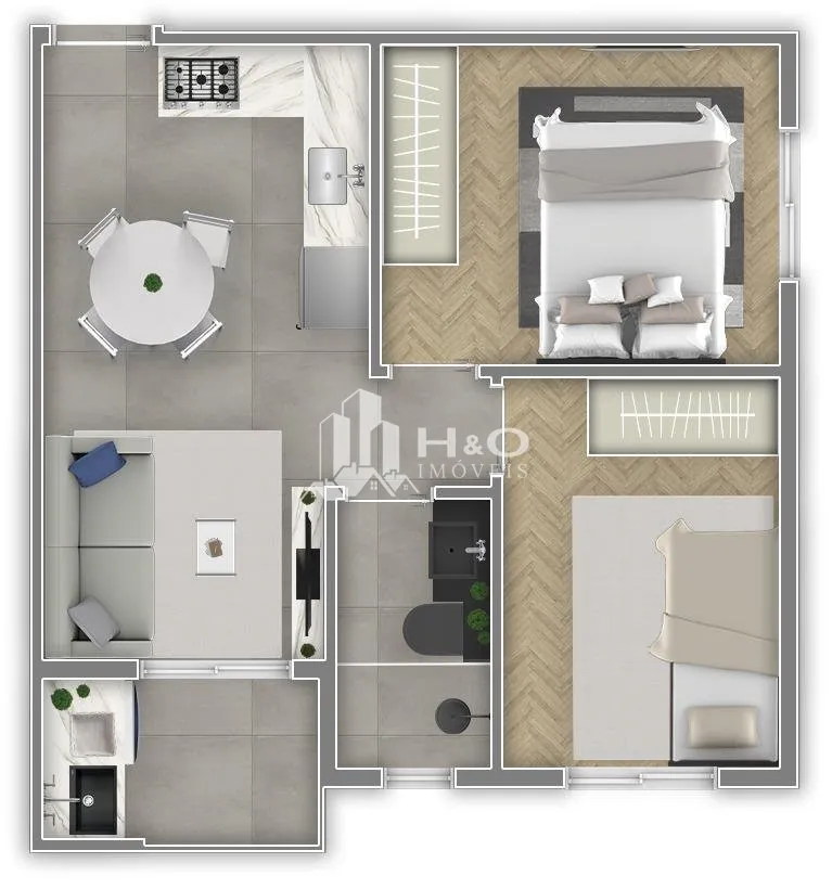 Imagem Apartamento à Venda no Tatuapé - 2 Dormitórios, Decorado e Porteira Fechada